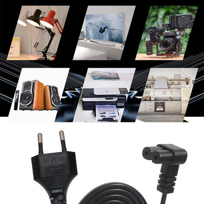 Italië 2 Pin Ac Plug Europese Cable C7 Connector Extension Psu Laptop Power Cord Eu 2-PIN C7
