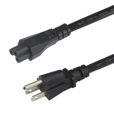15 ft 120 volt laptop stroomkabel met Nema 515P tot IEC 320 C5 connector gecertificeerd