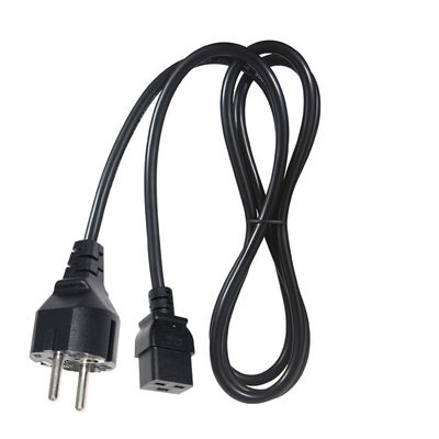 EU Power Cord C19 PDU IEC Socket Strip met afgesneden draden en 240V 30A CEE Standard Plug