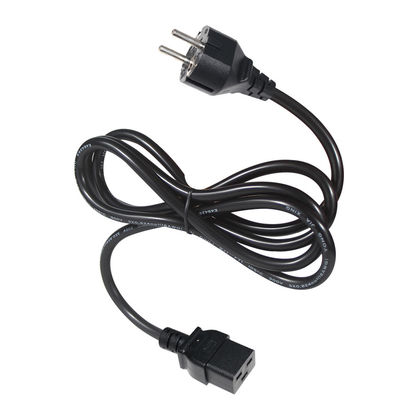 EU Power Cord C19 PDU IEC Socket Strip met afgesneden draden en 240V 30A CEE Standard Plug