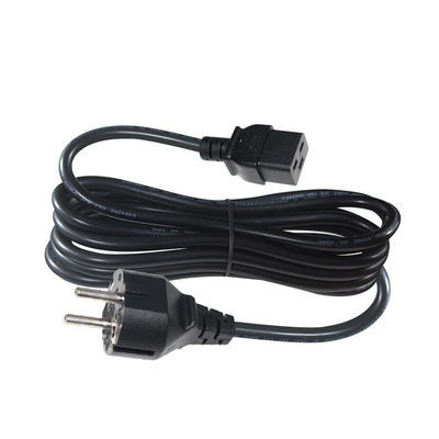 EU Power Cord C19 PDU IEC Socket Strip met afgesneden draden en 240V 30A CEE Standard Plug