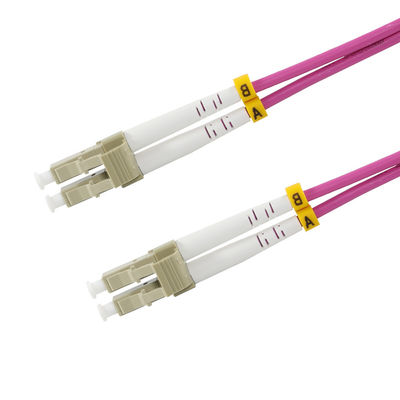 OM3 30Meter/98ft LC naar LC Glasvezel Kabel Kabel LSZH 10GB Multimode Duplex 50/125um