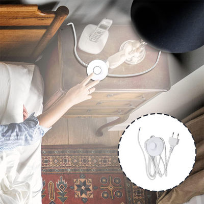 Zoutlamp Plug AC Kabel Elektrische Euro Foot Floor Switch Vde Goedkeuring Ontdaan Eu Power Cord