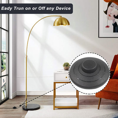 6FT CEE 7/16 tot Stripped End Salt Lamp Power Cord met Foot Switch Himalayan Cord