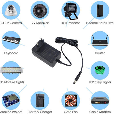 3.5X1.35Mm Mannelijke Jack 12V 3A 36W Schakelbare AC Dc Power Adapter Supply Charger Voor Cctv
