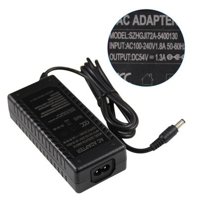 54V 1.3A Schakelaar Laptop Jack 55Mmx21mm Dc Supply Power Adapter Input 100-240V Ac 50-60Hz