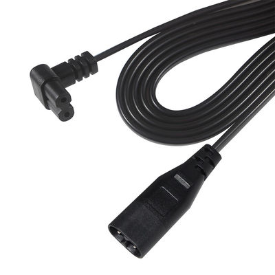 C8 Man tot Vrouw Korte 0,6M Voedingskabel Kabel Figuur 8 C7 2 Pin Core Ac Nispt 18Awg Plug