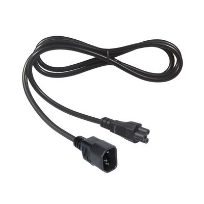 Computer Iec 320 C14 Mannelijk tot C5 Vrouwelijk Stroomkabel Pure Cooper 10A Verlengkabel