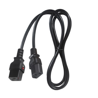 KUNCAN Vergrendelbaar gevormd stroomkabel Iec 320 Vergrendel C19 tot C13 Plug Ac kabel