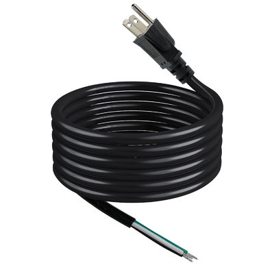 NEMA 5-15P tot en met 10 mm Power Stripped Extension Cord SJT SJTW 3 Wire Cable
