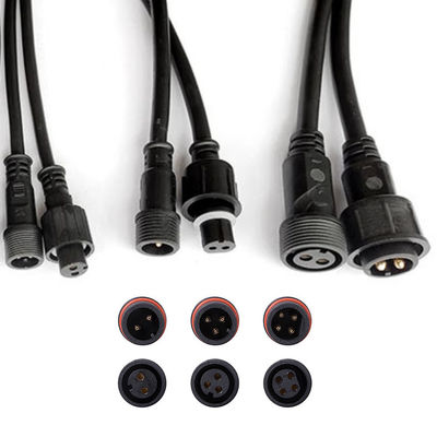 Buiten IP67 waterdicht aansluiting M12 3Pin Man tot Vrouw