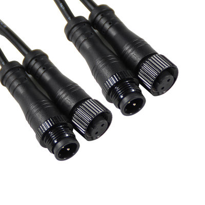Buiten IP67 waterdicht aansluiting M12 3Pin Man tot Vrouw