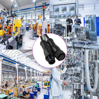 Buiten IP67 waterdicht aansluiting M12 3Pin Man tot Vrouw