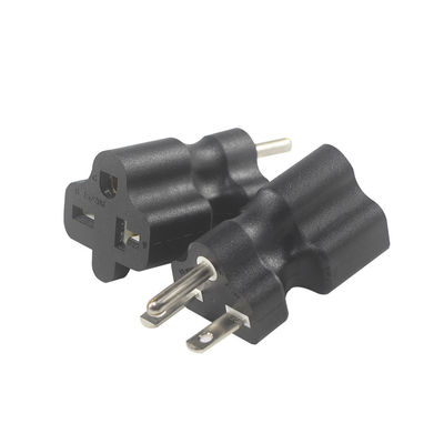 KUNCAN NEMA 5-15P tot 5-15R 5-20R Stroomadapter Zwart ABS