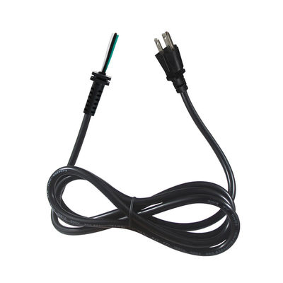 NEMA 5-15P 3-polige AC-netsnoer 250V 13A open bedrading