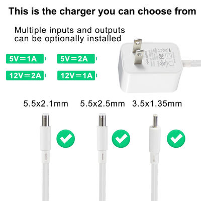 36W Type C Eind Noord-Amerika 12V USB-C Charger voor snel opladen 1,2M Lengte en AC 100-240V Input