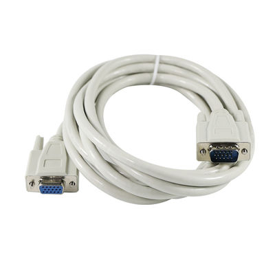 DB15 Verlengkabel van man tot vrouw 6ft koper PVC 220V-250V