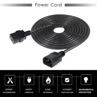 PDU UPS Extension IEC C14 Male naar IEC C19 Female Power Cable 16A