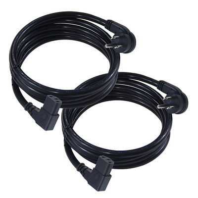 NEMA 5-15P 3Pin Plug IEC stroomkabel met C13 rechthoekige ketel Plug 45 graden buiging