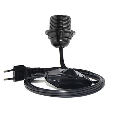 Zwart 0,75 mm CEE7/16 Plug Eu Extension Power Cord E27 E 27 Hanger Light Socket Met Dimmer Switch