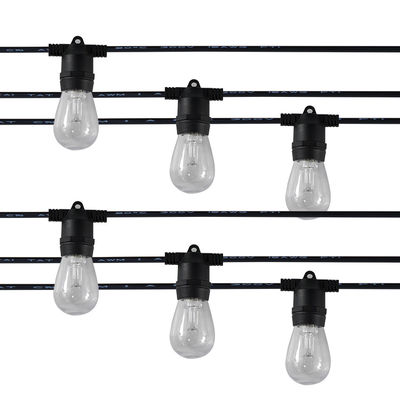 25FT 50FT 100FT G40 Globe LED String Lights Patio Lamp Cable Cord Voor Outdoor Wedding Party