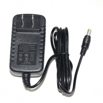 UL/ETL-gecertificeerde Amerikaanse voedingsadapter Pure Copper Conductor 12v 1a voor apparaten van klasse I
