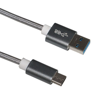 USB-overstromingsbescherming Type tot c 3.0 USB-type C-gegevenskabel 5Gbps Hoge snelheid 3A Fast Charging Overstromingsbescherming