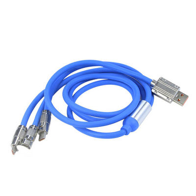 CE-gecertificeerde 3-in-1 USB-oplaadkabel met snelladen 15W