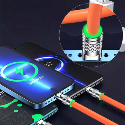 CE-gecertificeerde 3-in-1 USB-oplaadkabel met snelladen 15W