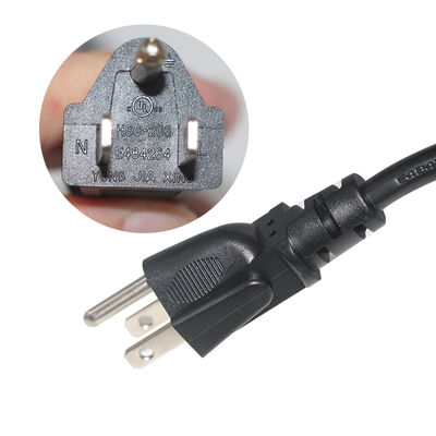 Universele NEMA 5-15P tot IEC C13 stroomkabel 10A 250V UL-gecertificeerd voor computers/servers/medische apparatuur