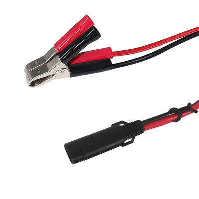 Sae oplaaddraad verlengkabel met 12v aan en uit schakelaar 14awg naar alligator clip 2pin snelle batterij accu klemmen