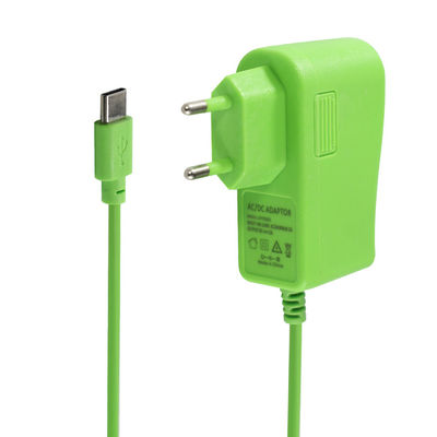 Groene kleur Brazilië Power Quick Charging Usb C Adapter 5V 2A Voor universele adapter