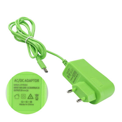Eu 5Volt 2000Ma Plug Ac 100-240V naar USB-C 2A Schakelstroomadapter 5V