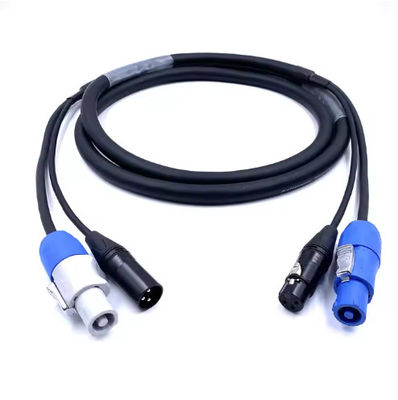 SAC3FCA naar SAC3FCB Professional Plus 3 Pin Powercon Dmx Combo Cable Combi Powercon