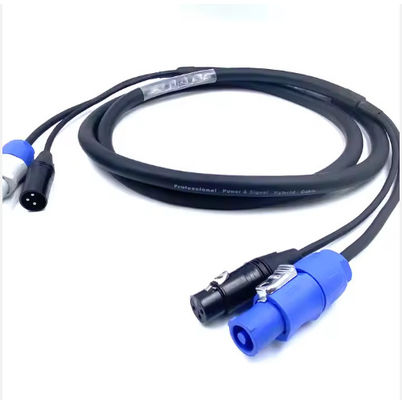 SAC3FCA naar SAC3FCB Professional Plus 3 Pin Powercon Dmx Combo Cable Combi Powercon