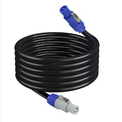 Vlamvertragende industriële audio-stadiumstroomvoorziening 15A nominale stroom 3-pin IP44-nominale vergrendeling PowerCON-compatibele connector
