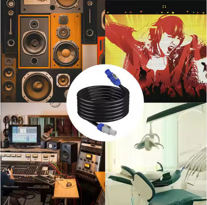 Vlamvertragende industriële audio-stadiumstroomvoorziening 15A nominale stroom 3-pin IP44-nominale vergrendeling PowerCON-compatibele connector