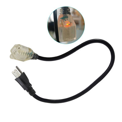 Heavy Duty 18AWG 1.2M Power Extension Cord, 3 Prong Plug to Socket Outlet voor huishoudelijke apparaten/workshop