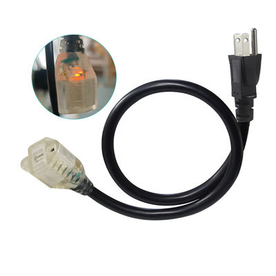 Heavy Duty 18AWG 1.2M Power Extension Cord, 3 Prong Plug to Socket Outlet voor huishoudelijke apparaten/workshop