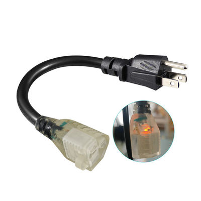 Heavy Duty 18AWG 1.2M Power Extension Cord, 3 Prong Plug to Socket Outlet voor huishoudelijke apparaten/workshop