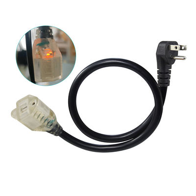 Heavy Duty 18AWG 1.2M Power Extension Cord, 3 Prong Plug to Socket Outlet voor huishoudelijke apparaten/workshop