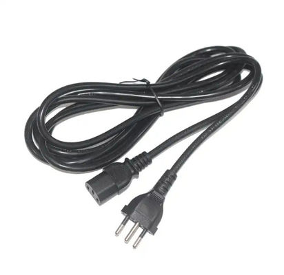 Zwitserse SEV tot C13 Power Cord 1.2M Zwart PVC RoHS Compliant