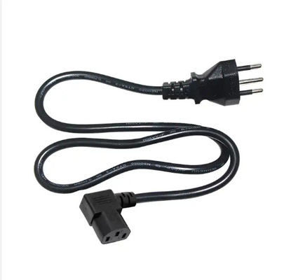 Zwitserse SEV tot C13 Power Cord 1.2M Zwart PVC RoHS Compliant