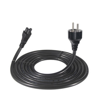 CE-gecertificeerd 2m vlamvertrager EU tot C5-stroomkabel voor laptopladers/medische hulpmiddelen/industriële machines 220V-250V