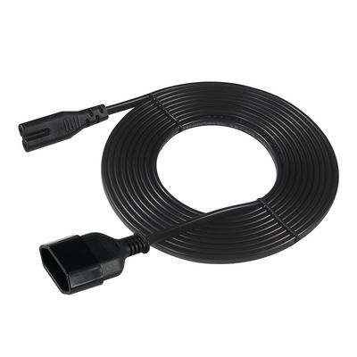 EU Schuko to IEC C7 Heavy Duty Power Cord Straight 2-Prong Plug for Office Electronics Laptops & Printers