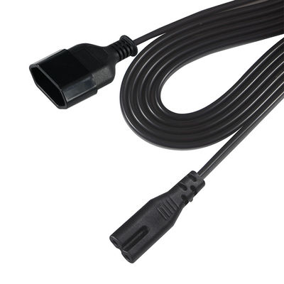 EU Schuko to IEC C7 Heavy Duty Power Cord Straight 2-Prong Plug for Office Electronics Laptops & Printers