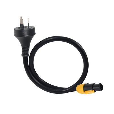 Hoogwaardige AS/NZS 3112 Gecertificeerd voor XLR3 Vrouwelijke stroomleiding 10A 250V Heavy Duty voor professionele audioapparatuur, podiumgebruik, DJ-uitrusting