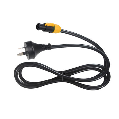 Hoogwaardige AS/NZS 3112 Gecertificeerd voor XLR3 Vrouwelijke stroomleiding 10A 250V Heavy Duty voor professionele audioapparatuur, podiumgebruik, DJ-uitrusting