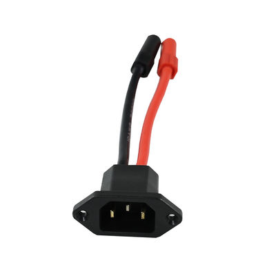 C14 tot en met XT150 stroomkabelverbindingsset met mannetje (zwart) en vrouwtje (rood) voor zonne-energiesystemen/elektrische voertuigen - 14AWG zware bedrading