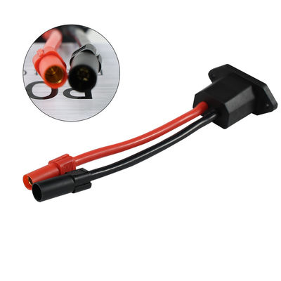 C14 tot en met XT150 stroomkabelverbindingsset met mannetje (zwart) en vrouwtje (rood) voor zonne-energiesystemen/elektrische voertuigen - 14AWG zware bedrading